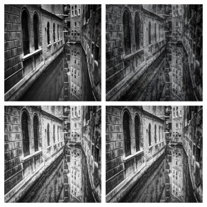 Introducing a drawn quality to the image