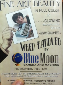Blue Moon Camera Flyer by Jennifer Hartnett-Henderson ©2013