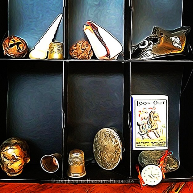 Cabinet of Curiosities by Jennifer Hartnett-Henderson ©2013 HDR3, ToonCamera, Snapseed