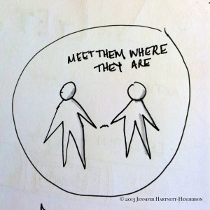 Meet Them Where They Are by Jennifer Hartnett-Henderson ©2013