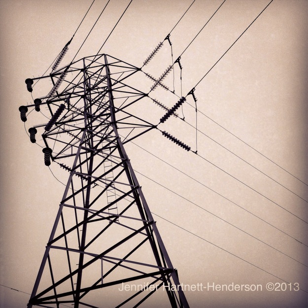 High Power Transmission Lines (Stevens Creek Trail) by Jennifer Hartnett-Henderson ©2013