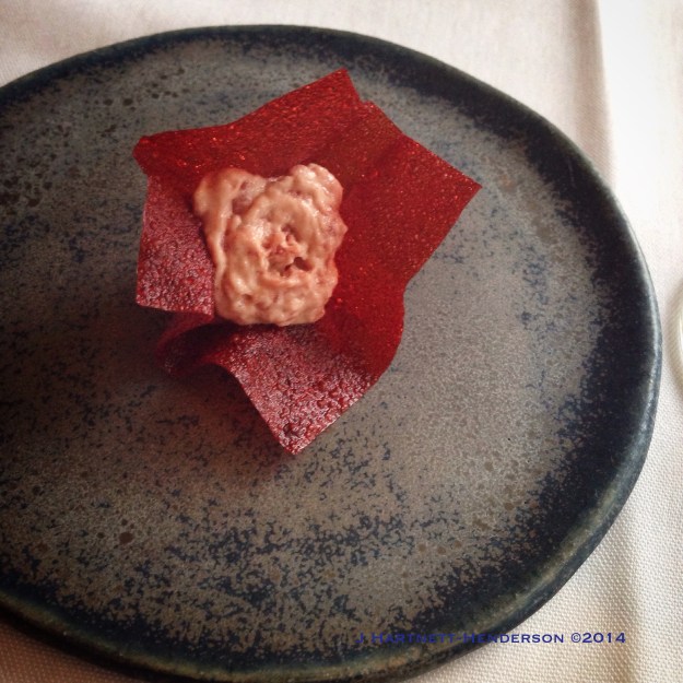 Dinner at Castagna, Amuse Bouche #1, by Jennifer Hartnett-Henderson ©2014