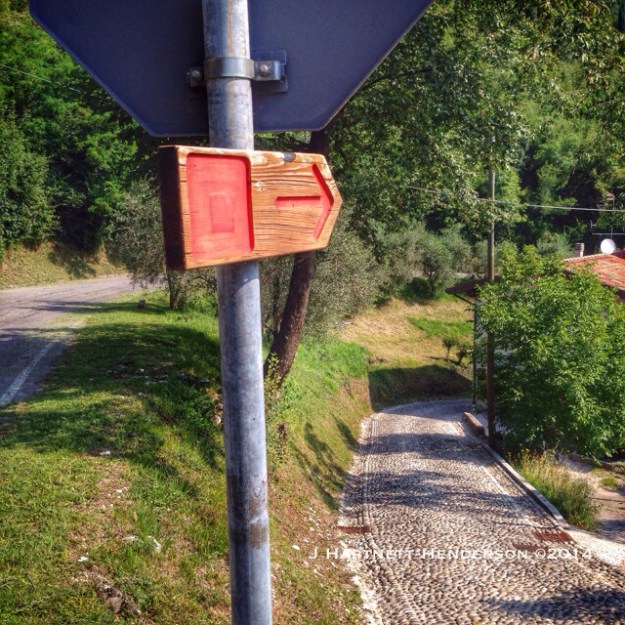 Trail Sign by Jennifer Hartnett-Henderson ©2014