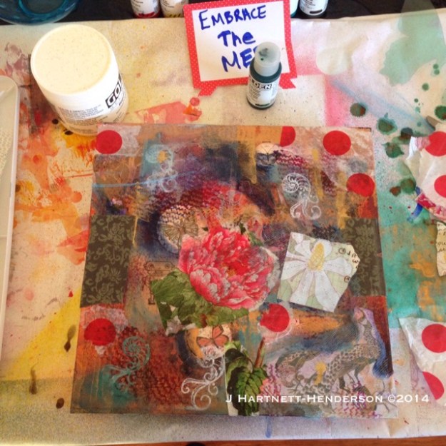 Step Two in Embrace the Mess by Jennifer Hartnett-Henderson ©2014