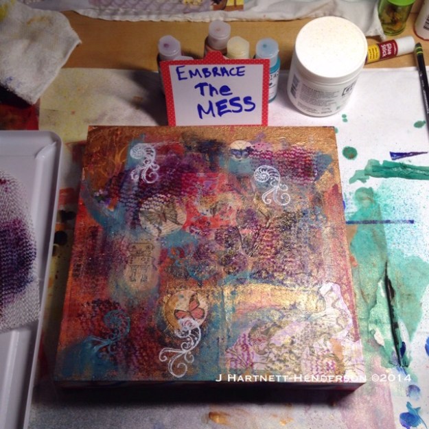 Step Two in Embrace the Mess by Jennifer Hartnett-Henderson ©2014